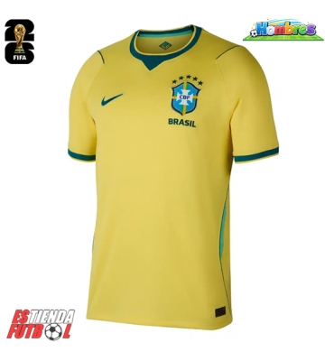 Brasil Primera Equipación Mundial 2026 Manga Corta Brasil Primera Equipación Mundial 2026 Manga Corta
